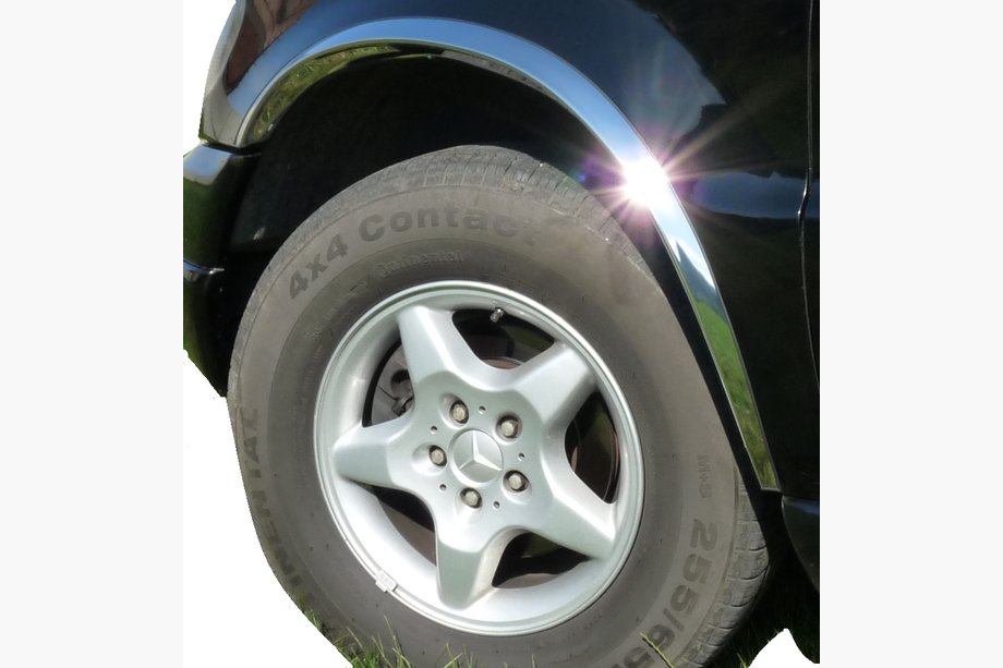 Mercedes ML W163 1997–2005 Nerezové lemy blatníkov (4 ks) Image