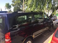 Mercedes Viano 2004–2014 Čierne strešné lyžiny Skyport (celokovové) fotografia 20