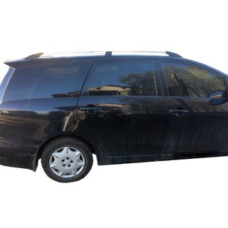 Strešné lyžiny chrómové (2 ks, hliník) Mitsubishi Grandis 2003–2011 fotografia 1