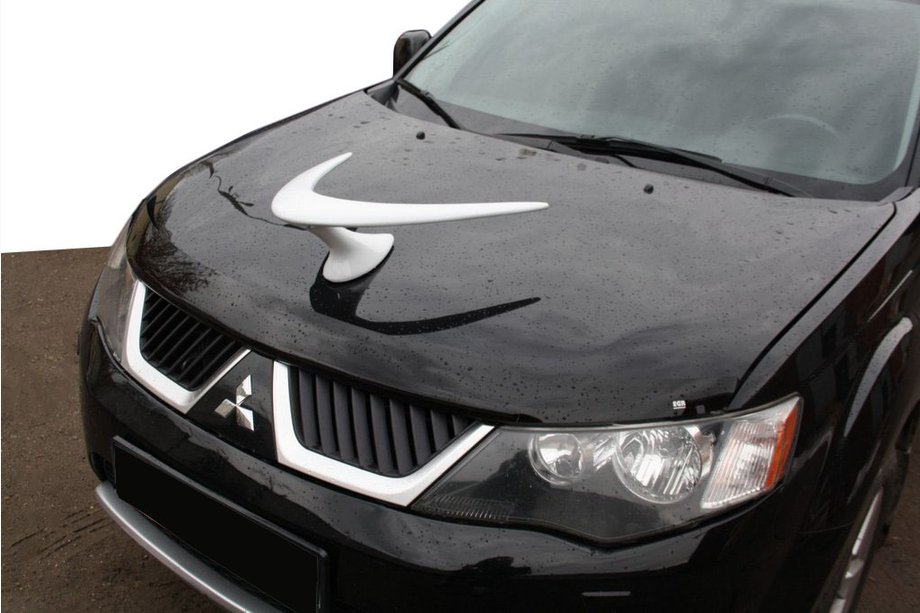 Mitsubishi Outlander 2006–2012 Spojler "Lastivka" (na lakovanie) Image