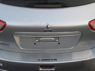 Mitsubishi Lancer X 2008– Ochranná lišta na zadný nárazník bez ohybu SW Nataniko (nerez) fotografia 1