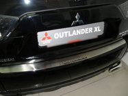 Mitsubishi Outlander 2006–2012 Nerezová lišta na zadný nárazník Nataniko fotografia 1