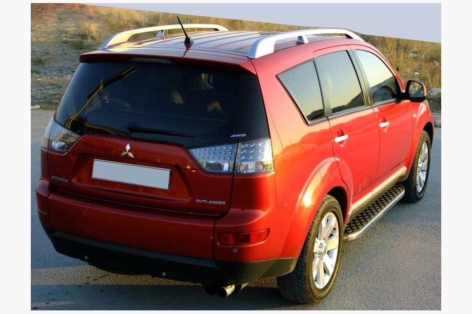 Peugeot 4007 2007–2013 Bočné nášľapy BlackLine (2 ks, hliník) Image