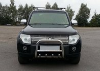Mitsubishi Pajero Wagon III 1999–2006 Predný ochranný rám QT006 (nerez) fotografia 1