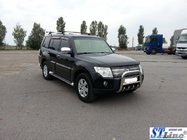 Mitsubishi Pajero Wagon III 1999–2006 Predný ochranný rám QT006 (nerez) fotografia 3