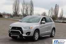 Mitsubishi ASX 2010–2023 Bočné nášľapy Allmond Grey (2 ks, hliník) fotografia 2