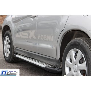 Bočné nášľapy Allmond Grey (2 ks, hliník) Mitsubishi ASX 2010–2023 fotografia 3