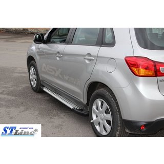 Bočné nášľapy Allmond Grey (2 ks, hliník) Mitsubishi ASX 2010–2023 fotografia 4