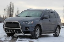 Mitsubishi Outlander 2006–2012 Predný ochranný rám WT Special (nerez) fotografia 1