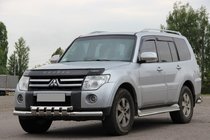 Mitsubishi Pajero Wagon III 1999–2006 Predný ochranný rám ST015 (nerez) fotografia 1