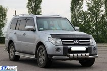Mitsubishi Pajero Wagon III 1999–2006 Predný ochranný rám ST015 (nerez) fotografia 4