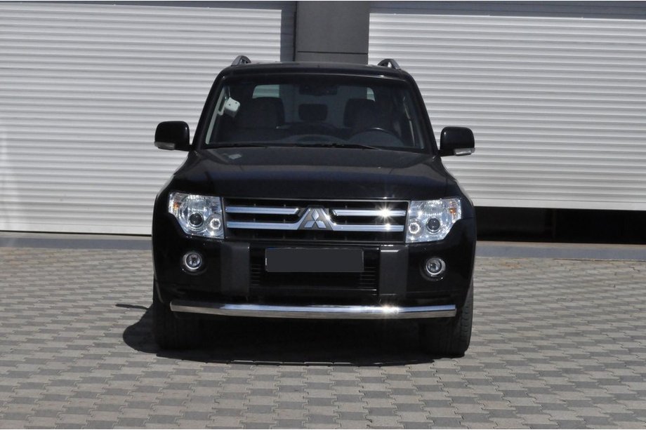 Mitsubishi Pajero Wagon III 1999–2006 Predný ochranný rám ST008 (nerez) Image