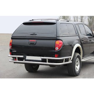 Zadný ochranný rám AK0022 (nerez) Mitsubishi L200 2006–2015