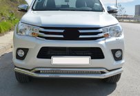 Toyota Hilux 2015– Predný dvojitý ochranný rám Vegas (2015-2020, nerez) fotografia 1