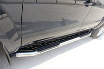 Fiat Fullback 2016– Bočné nášľapy Amazon Silver (2 ks, nerez) fotografia 1