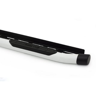 Bočné nášľapy Amazon White (2 ks, čierne) Volkswagen Amarok 2010–2022
