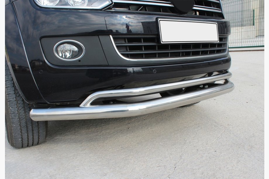Volkswagen Amarok 2010–2022 Predný dvojitý ochranný rám Vegas 2010-2016 (nerez) Image