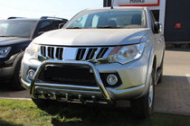Mitsubishi L200 2015–2024 Predný ochranný rám WT003 (nerez) fotografia 6