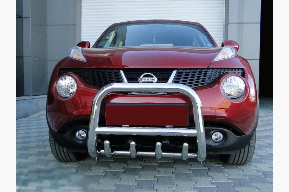 Nissan Juke 2010–2019 Predný ochranný rám QT006 (nerez) Image