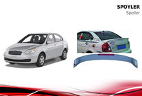 Hyundai Accent 2006–2010 Spojler Niken (na lakovanie) fotografia 1