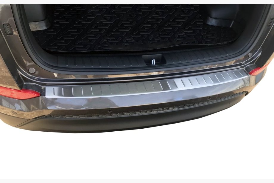 Hyundai Tucson TL 2016–2021 Nerezová lišta na zadný nárazník OmsaLine 2016-2018 (nerez) Image