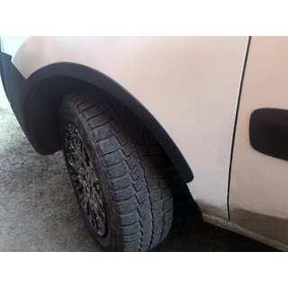 Nástavce lemov blatníkov (4 ks, čierne) Fiat Doblo I 2001–2005 fotografia 1