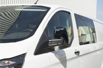 Ford Custom 2013–2022 Kryty spätných zrkadiel čierny chróm (2 ks, plast) fotografia 1