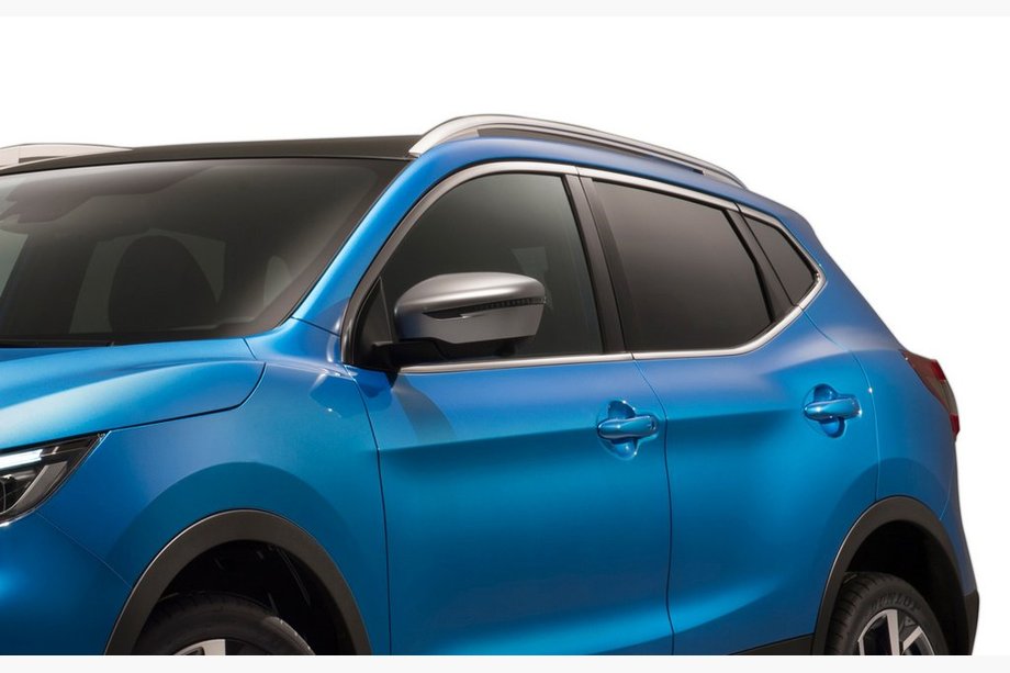 Nissan X-trail T32/Rogue 2014–2021 Kryty spätných zrkadiel matná sivá (2 ks, plast) Image