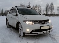 Nissan Murano 2008–2014 Predný ochranný rám ST015 (nerez) fotografia 1
