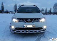 Nissan Murano 2008–2014 Predný ochranný rám ST015 (nerez) fotografia 3