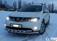 Nissan Murano 2008–2014 Predný ochranný rám ST015 (nerez) fotografia 4