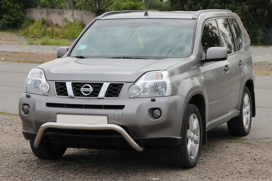 Nissan X-trail T31 2007–2014 Predný ochranný rám WT007 (nerez) Image