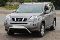 Nissan X-trail T31 2007–2014 Predný ochranný rám WT007 (nerez) fotografia 1