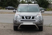 Nissan X-trail T31 2007–2014 Predný ochranný rám WT007 (nerez) fotografia 2