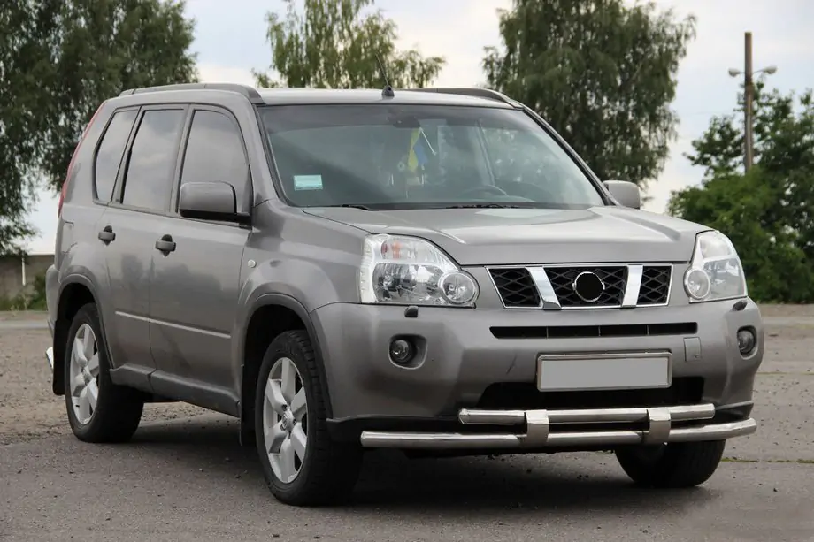 Nissan X-trail T31 2007–2014 Predný ochranný rám ST015/2 (nerez) Image
