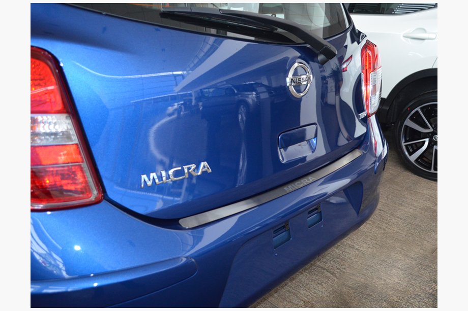 Nissan Micra K13 2011–2016 Natanika nerezový kryt zadného nárazníka Image