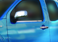Nissan Pathfinder R51 2005–2014 Chromové kryty spätných zrkadiel (2 ks, nerez) fotografia 4