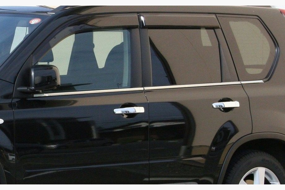 Nissan X-trail T30 2002–2007 Okenné lišty (6 ks, nerez) OmsaLine - talianska nehrdzavejuca ocel Image