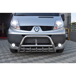 Predný ochranný rám WT003 (nerez) Nissan Primastar 2002–2014 fotografia 1