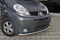 Nissan Primastar 2002–2014 Predný ochranný rám ST008 (nerez) fotografia 1