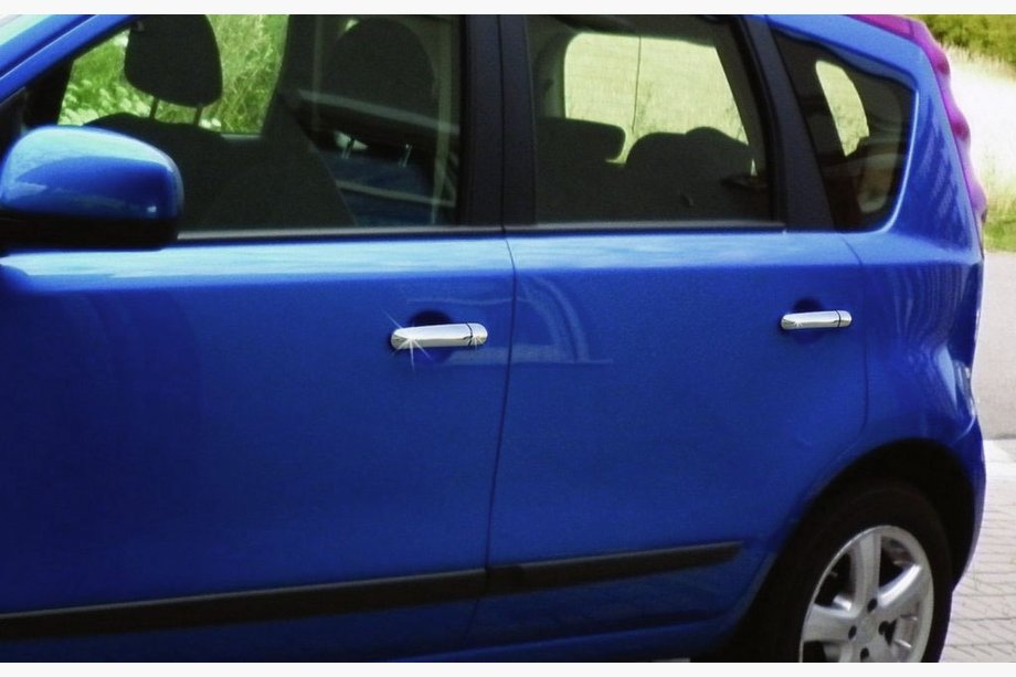 Nissan Note 2004–2012 Chrómové kryty kľučiek (4 ks, nerez) Image