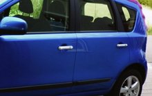 Nissan Note 2004–2012 Chrómové kryty kľučiek (4 ks, nerez) fotografia 1