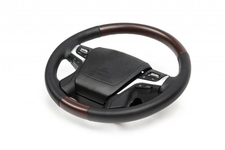 Toyota Land Cruiser 200 2007–2021 Volant kompletný (tmavé drevo) Image