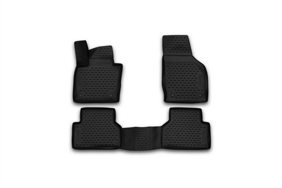 Audi Q3 2011–2019 Gumové 3D rohože do interiéru (4 ks, Novline) Image