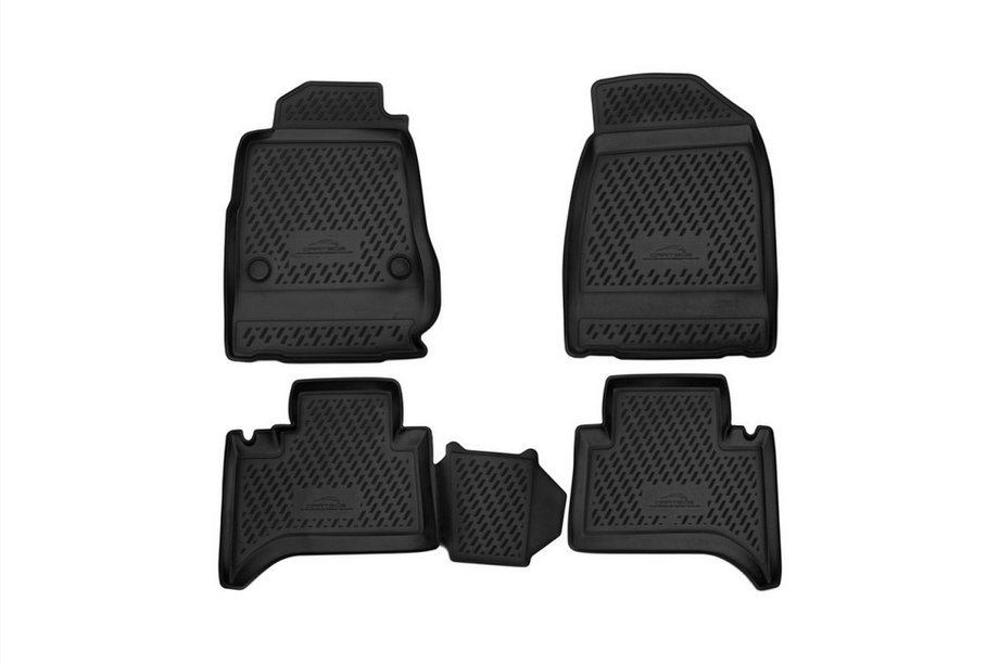 Chevrolet Trailblazer 2002–2012 (2013↗) 3D gumové rohože do interiéru (4 ks, Novline) Image