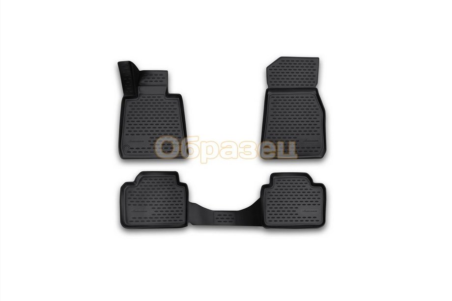 Chevrolet Trax 2012–2023 Gumové 3D rohože do interiéru (4 ks, Novline) Image