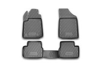 Citroen C-3 2002–2009 Gumové autokoberce do interiéru (4 ks, Novline) fotografia 1