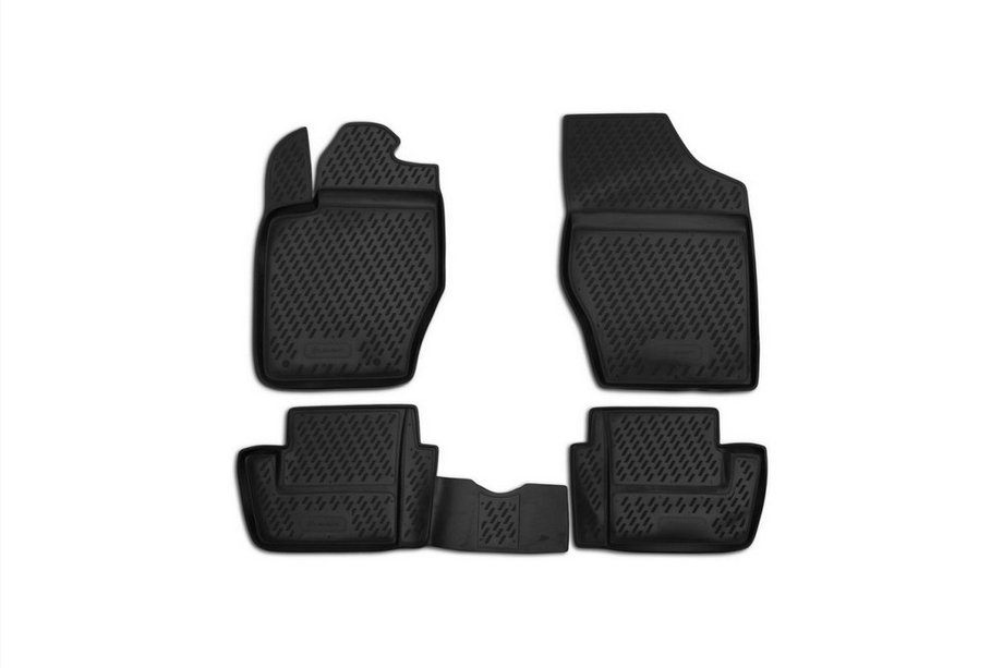 Citroen C-4 2004–2010 Gumové autokoberce do interiéru (4 ks, Novline) Image