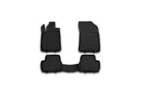Citroen C-1 2005–2014 (2010↗) Gumové rohože do interiéru (4 ks, Novline) fotografia 1