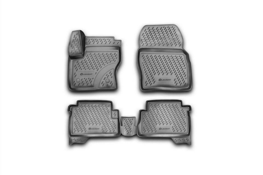 Ford Kuga/Escape 2013–2019 Gumové 3D rohože do interiéru (4 ks, Novline) Fotografia 1